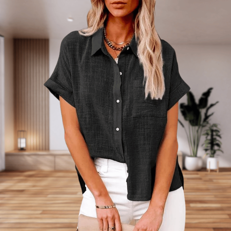 Caterina | Camicia elegante a maniche corte